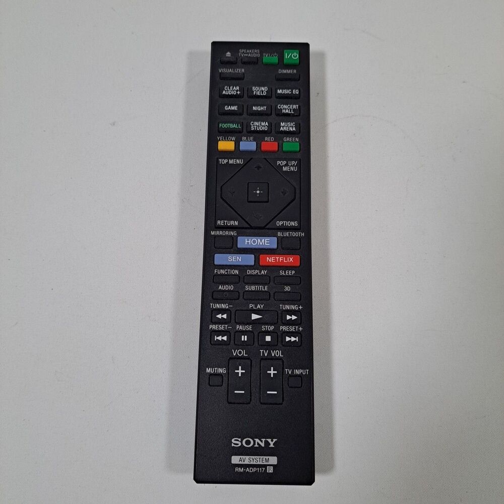 Sony RM-ADP117 Remote Control Replacement Blu-ray Player